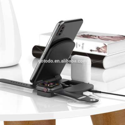 3 in 1 Wireless Charging Station Compatible with Apple Watch Charger  Airpod/Airpods Pro /iPhone